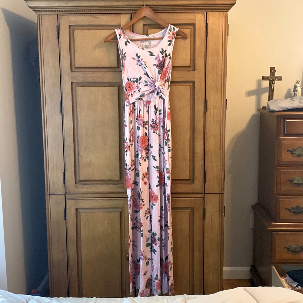 Latched Mama Boardwalk Nursing Maxi Dress- size S